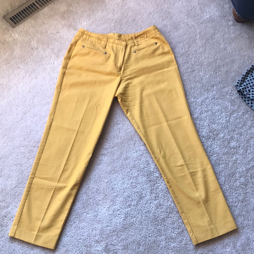 Larry Levine mustard color dress pants